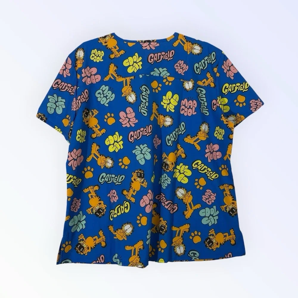 Garfield & Odie by PAWS SCRUB TOP 3X LIGHTWEIGHT NEW!!!
